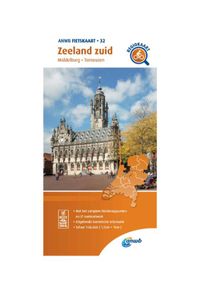 ANWB fietskaart: Fietskaart Zeeland zuid 1:66.666