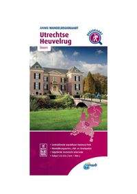ANWB Wandelregiokaart: Wandelregiokaart Utrechtse Heuvelrug 1:33.333