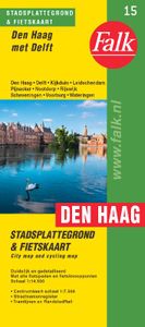 Falkplan plattegrond: Falk stadsplattegrond & fietskaart Den Haag
