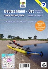 Wassersport-Wanderkarte / Deutschland Ost für Kanu- und Rudersport