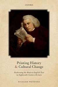 Printing History and Cultural Change