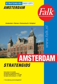 Easy City: Falk stratengids Amsterdam en omgeving (Amstelveen en Schiphol)  met ringband inclusief tramlijnen. editie 2015-2017