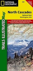 National Geographic Trails Illustrated Map North Cascades National Park Washington, USA