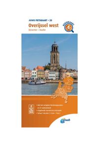 ANWB fietskaart: Fietskaart Overijssel west 1:66.666
