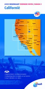 ANWB wegenkaart: Verenigde staten/Canada 3. Californië