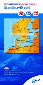 ANWB wegenkaart: Scandinavië / IJsland 8. Scandinavië zuid