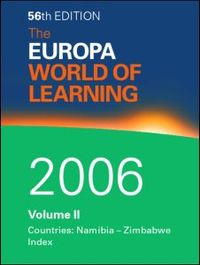 The World of Learning 2006