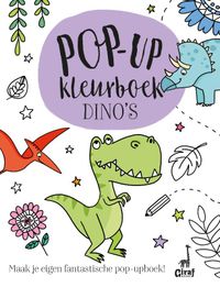Pop-up kleurboek Dinos
