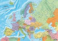Europe - Political Map Provided with Metal Ledges/Tube 1:6 000 000