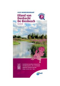 ANWB Wandelregiokaart: Eiland van Dordrecht, Biesbosch