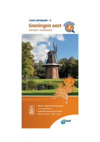 ANWB fietskaart: Fietskaart Groningen oost 1:66.666