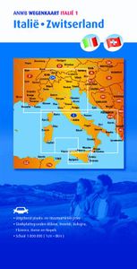 ANWB wegenkaart: Italië 1 Italië/Zwitserland