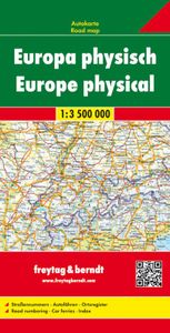 F&B Europa natuurkundig door Freytag Berndt Autokt. Europa,physisch