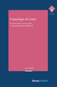E.M. Meijers Instituut voor Rechtswetenschappelijk Onderzoek: Contempt of court