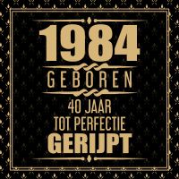 1980 Geboren 40 Jaar Tot Perfectie Gerijpt door Niek Wigman