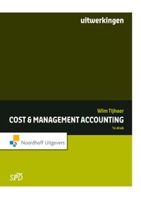 Cost en management accounting door W.A. Tijhaar