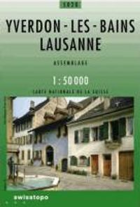 Swisstopo 1 : 50 000 Yverdon-les-Bains Lausanne