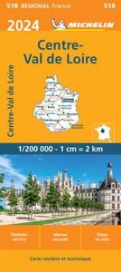 Michelin Wegenkaart 518 Centre - Val de Loire