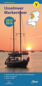 ANWB waterkaart: Y : IJsselmeer Markermeer 2015-2016