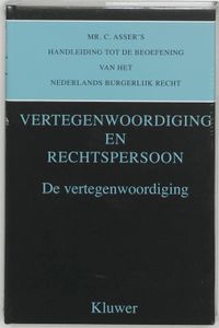 Asser serie Mr. C. Asser's handleiding tot de beoefening van het Nederlands burgerlijk recht De vertegnwoordiging