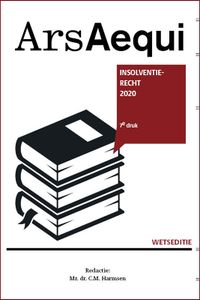 Ars Aequi Wetseditie: Insolventierecht 2020
