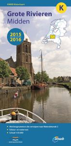 ANWB waterkaart: K : Grote rivieren Midden-2015-2016