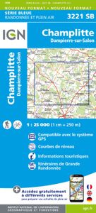Champlitte.Dampierre-sur-Salon 1:25 000