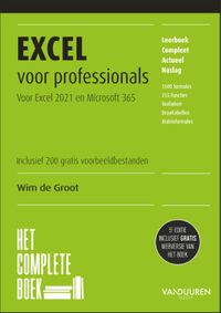 Excel voor professionals door Wim de Groot
