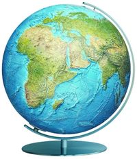 Duorama Globe - Voet en meridiaan zijn van edelstaal