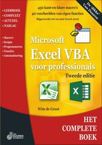 Het complete boek: Excel VBA voor professionals, 2e editie
