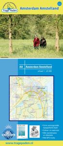 Trage Paden: Topografische Wandelkaart Amsterdam Amstelland