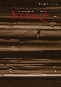Extaze Literair tijdschrift: Extaze 8 2013-4 Literair tijdschrift. De biograaf