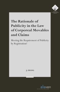 E.M. Meijers Instituut voor Rechtswetenschappelijk Onderzoek: The Rationale of Publicity in the Law of Corporeal Movables and Claims