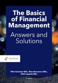 The Basics of financial management door Olaf Leppink & Rien Brouwers & Wim Koetzier