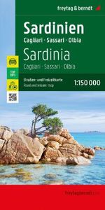 Sardinien, Straßen- und Freizeitkarte 1:150.000, freytag & berndt