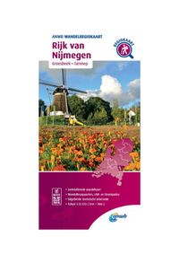 ANWB Wandelregiokaart: Wandelregiokaart Rijk van Nijmegen 1:33.333