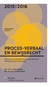 Zakboek Proces-verbaal en Bewijsrecht 2015-2016