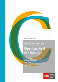 Sdu Commentaar Openbaarheid van Bestuur, Editie 2017-2018.