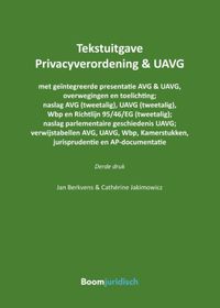 Tekstuitgaven: Tekstuitgave Privacyverordening & UAVG
