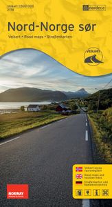Noorwegen Noord Zuidelijk wegenkaart
