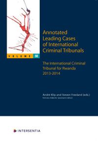 Annotated Leading Cases of International Criminal Tribunals - Volume 58