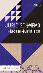 Juridisch Memo 2016 Fiscaal-juridisch