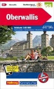KuF Schweiz Radkarte 21 Oberwallis 1 : 60 000