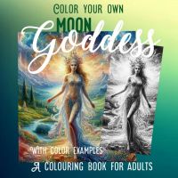 Color your own Moon Goddes door Liana J.F. Romeijn
