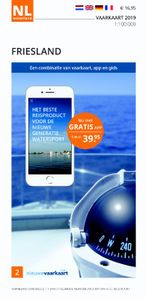 NL Waterland: Vaarkaart Friesland 2019