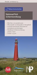 Falk wandelkaart: Falk Natuurmonumenten wandel- en fietskaart 14 Nationaal Park Schiermonnikoog 2015-2017, 2e druk