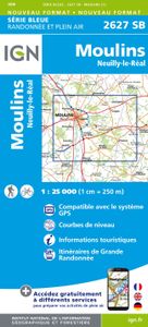 Moulins Neuilly-le-Réal 1:25 000