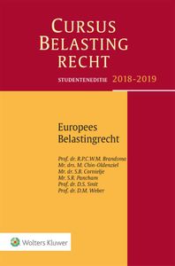 Studenteneditie Cursus Belastingrecht Europees belastingrecht 2018-2019