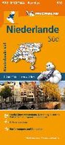 Michelin Niederlande Süd. Straßen- und Tourismuskarte 1:200.000