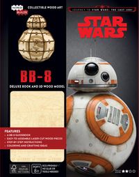 BB-8 Deluxe Boek met houten model BB-8, boek met houten bouwplaat, journey to Star Wars, The Last Jedi